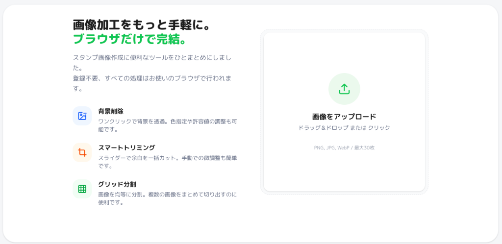 1. 画像のアップロード